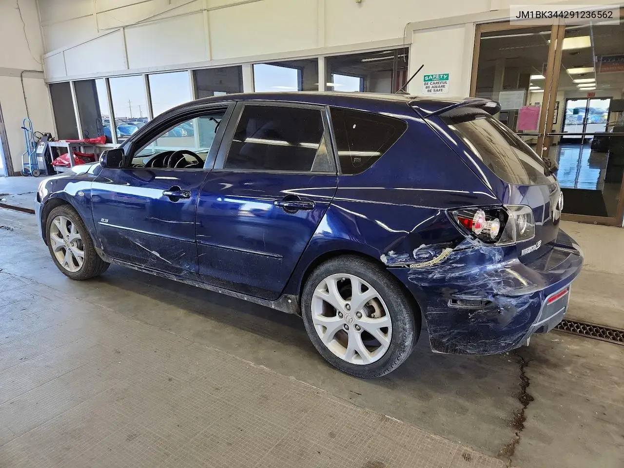 2009 MAZDA 3 VIN JM1BK344291236562 — фото 2