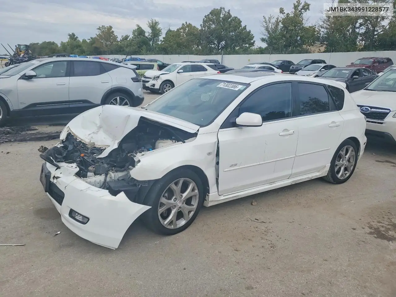 2009 MAZDA 3 VIN JM1BK343991228577 — фото 2