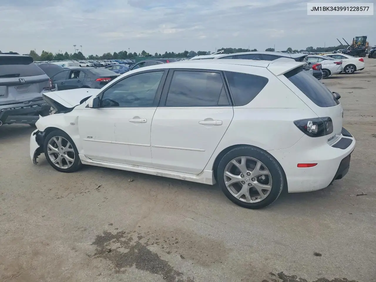 2009 MAZDA 3 VIN JM1BK343991228577 — фото 3