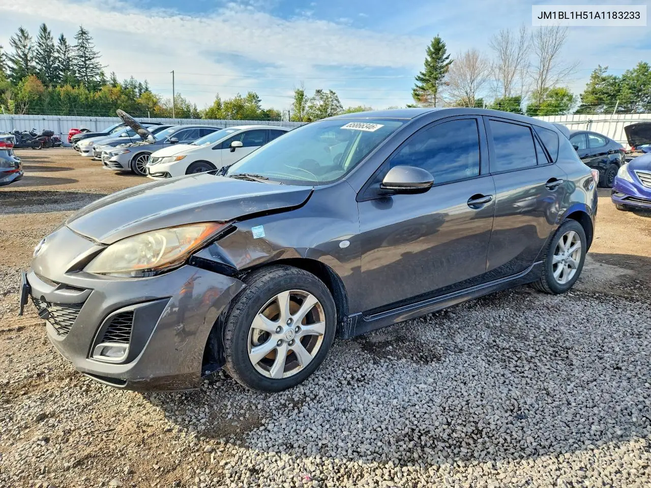 MAZDA 3 2010, VIN JM1BL1H51A1183233