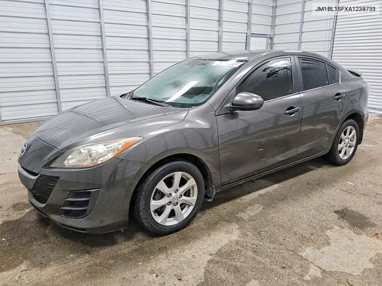 MAZDA 3 2010, VIN JM1BL1SFXA1238733