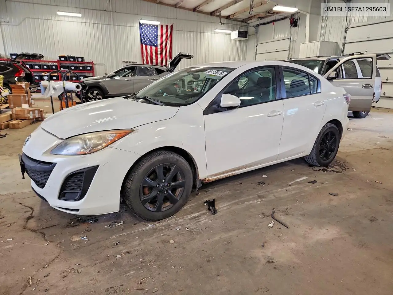 MAZDA 3 2010, VIN JM1BL1SF7A1295603