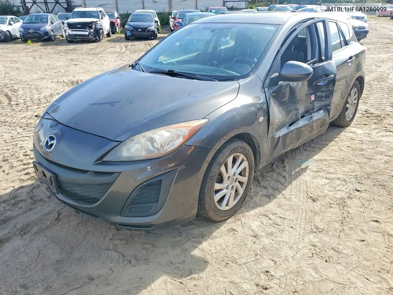 MAZDA 3 2010, VIN JM1BL1HF6A1280999