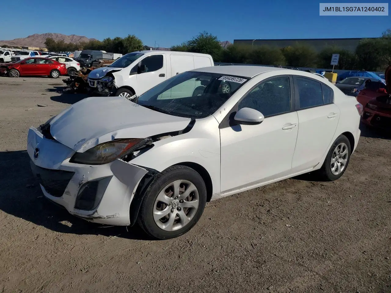 MAZDA 3 2010, VIN JM1BL1SG7A1240402