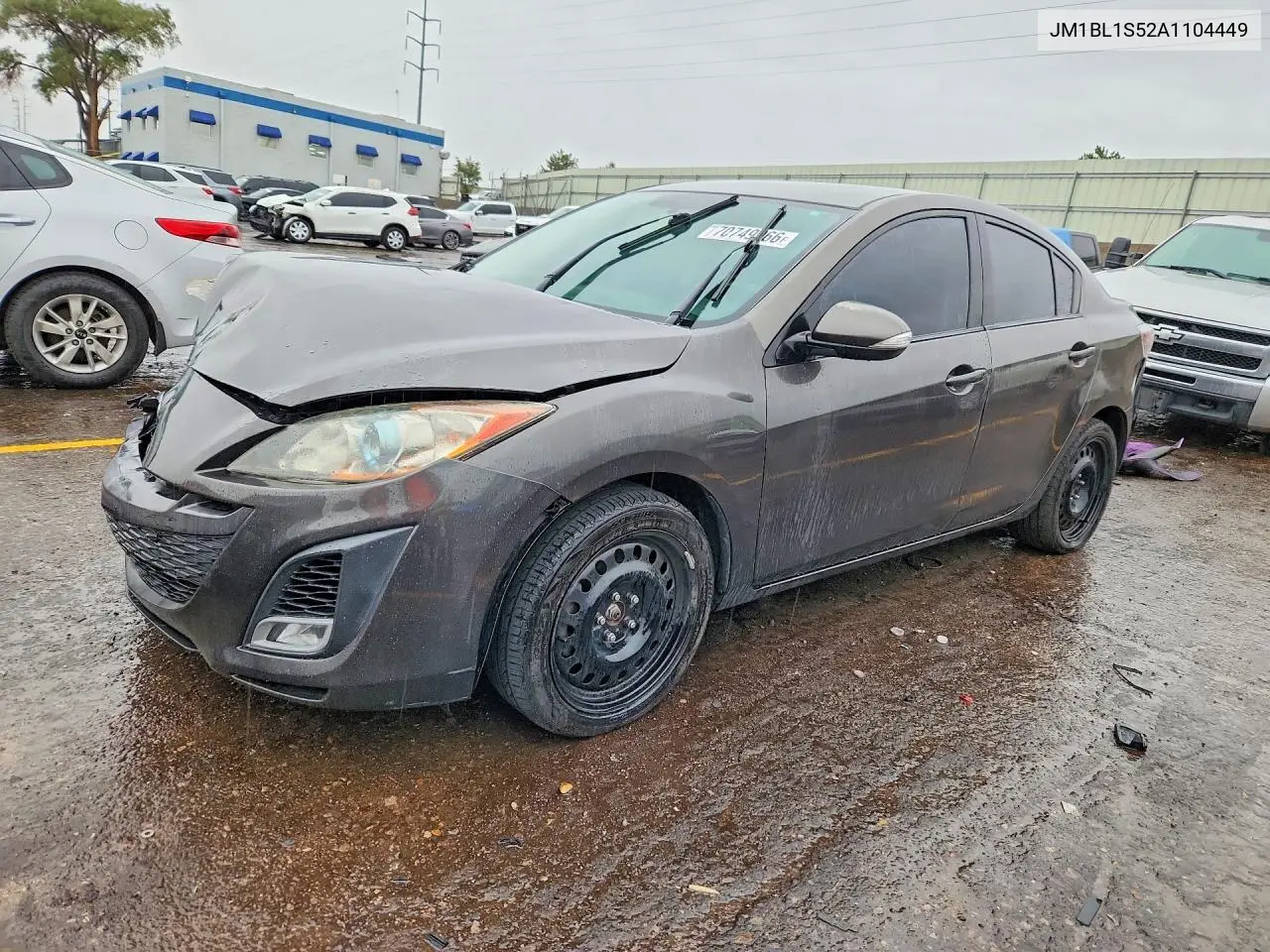 MAZDA 3 2010, VIN JM1BL1S52A1104449