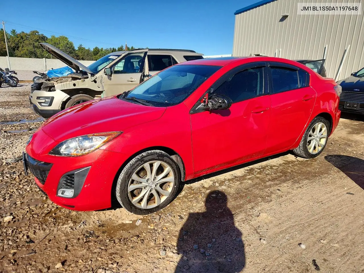 MAZDA 3 2010, VIN JM1BL1S50A1197648
