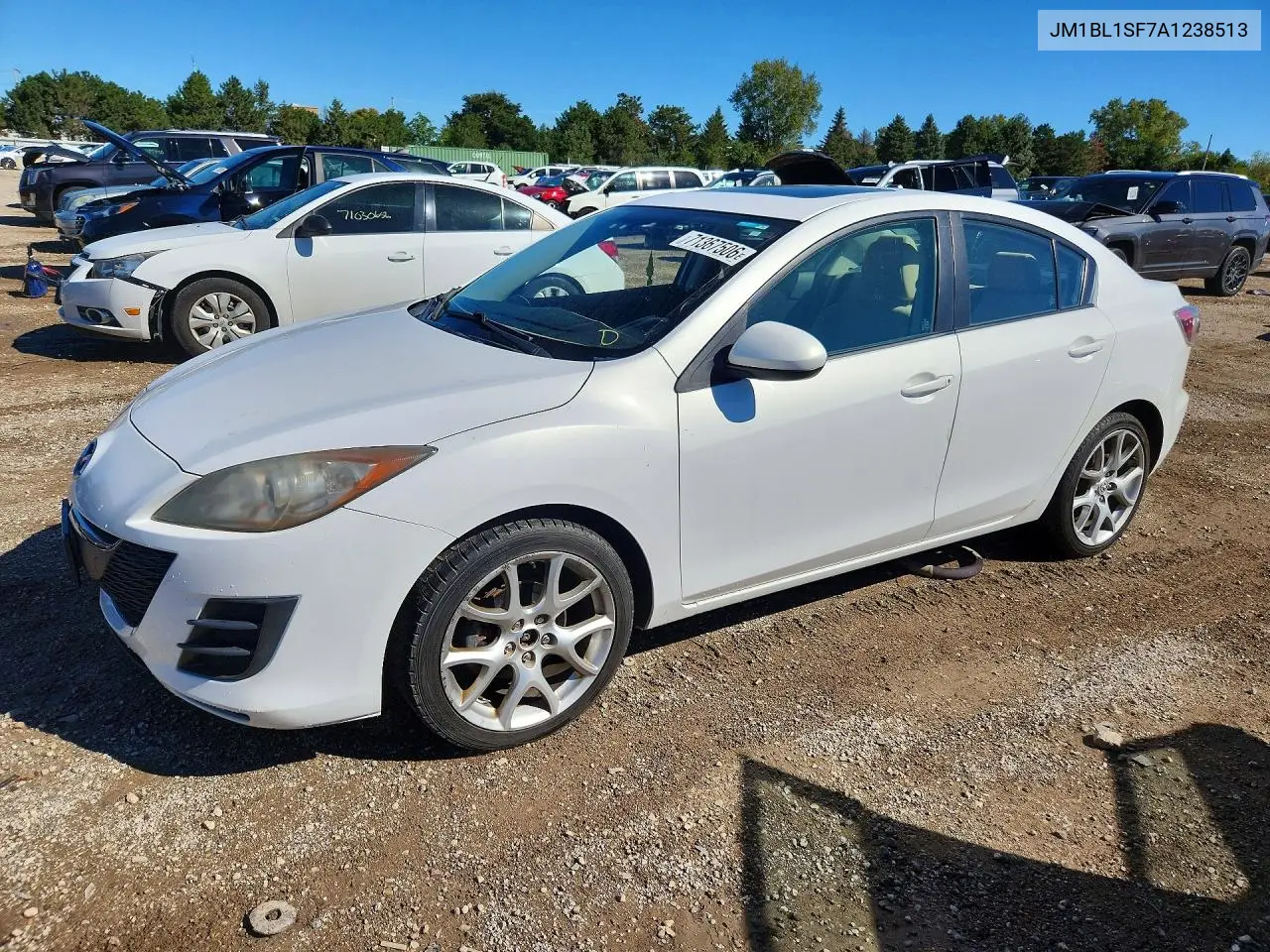 MAZDA 3 2010, VIN JM1BL1SF7A1238513