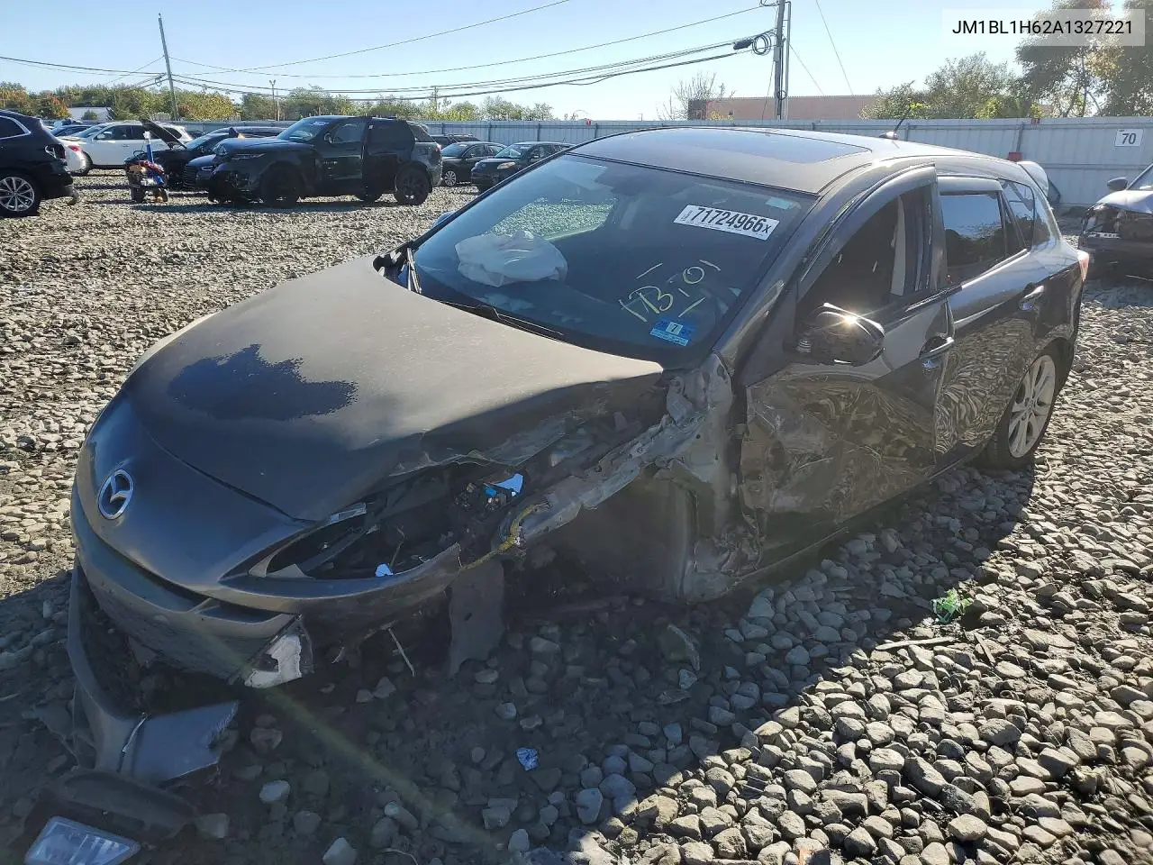 MAZDA 3 2010, VIN JM1BL1H62A1327221