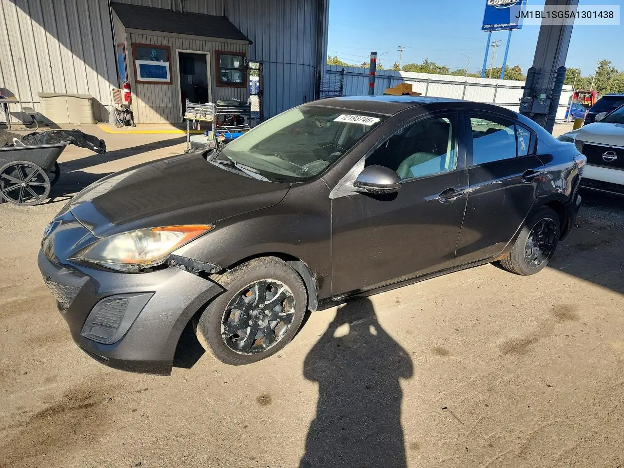 MAZDA 3 2010, VIN JM1BL1SG5A1301438