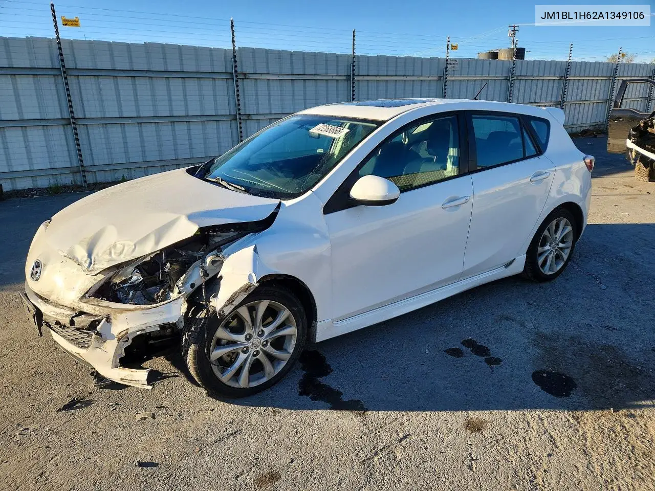 MAZDA 3 2010, VIN JM1BL1H62A1349106