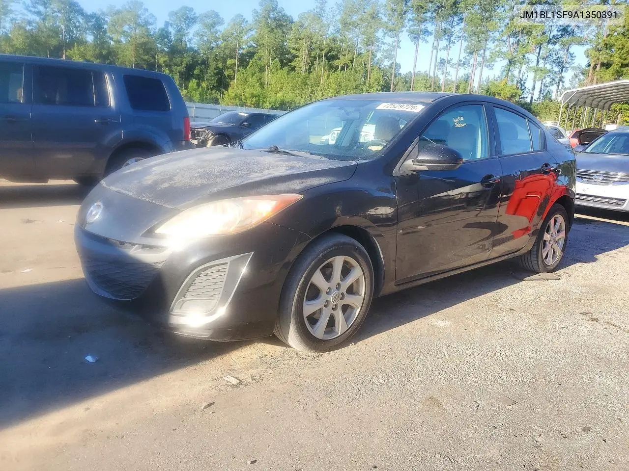 MAZDA 3 2010, VIN JM1BL1SF9A1350391