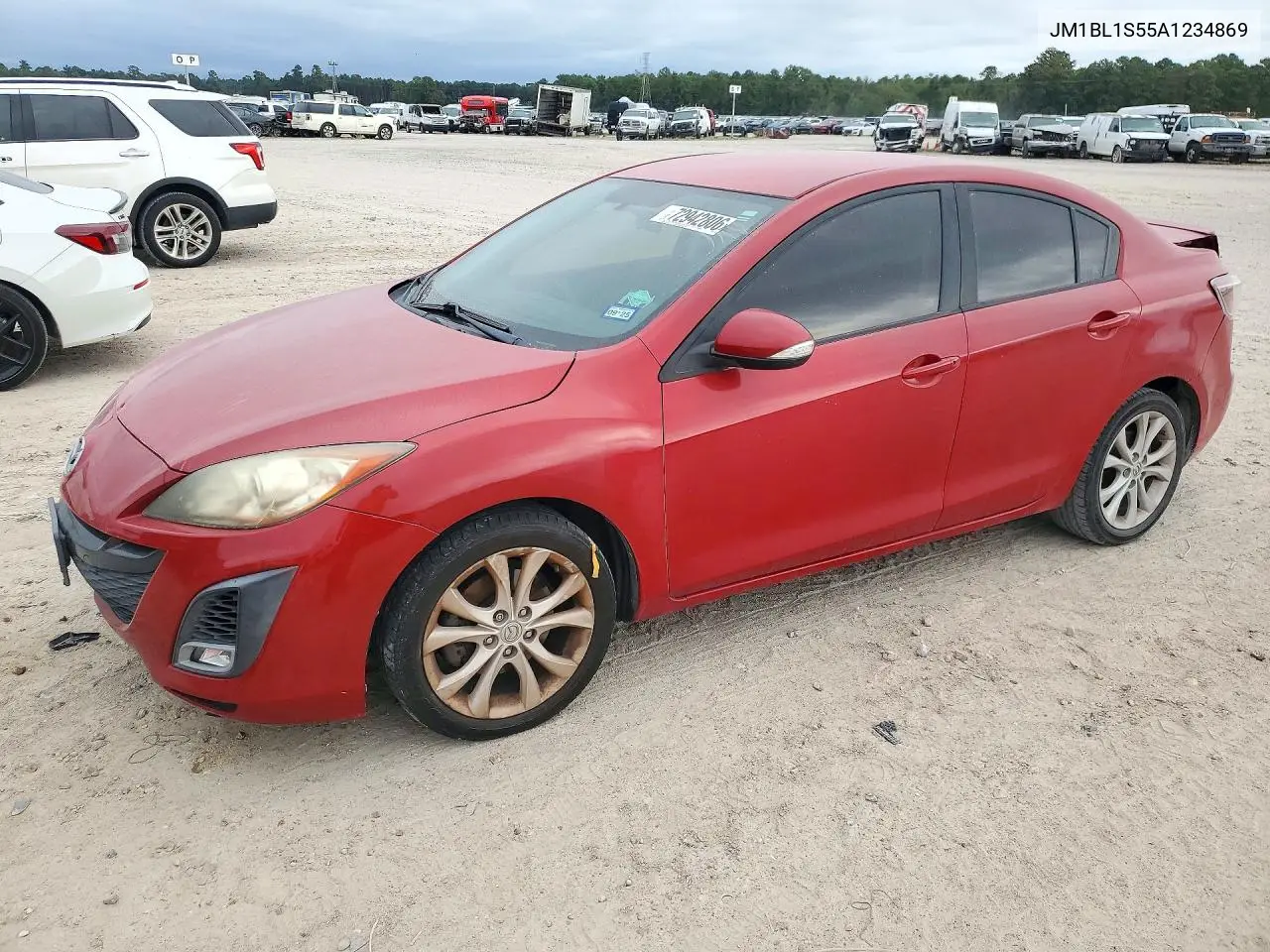 MAZDA 3 2010, VIN JM1BL1S55A1234869