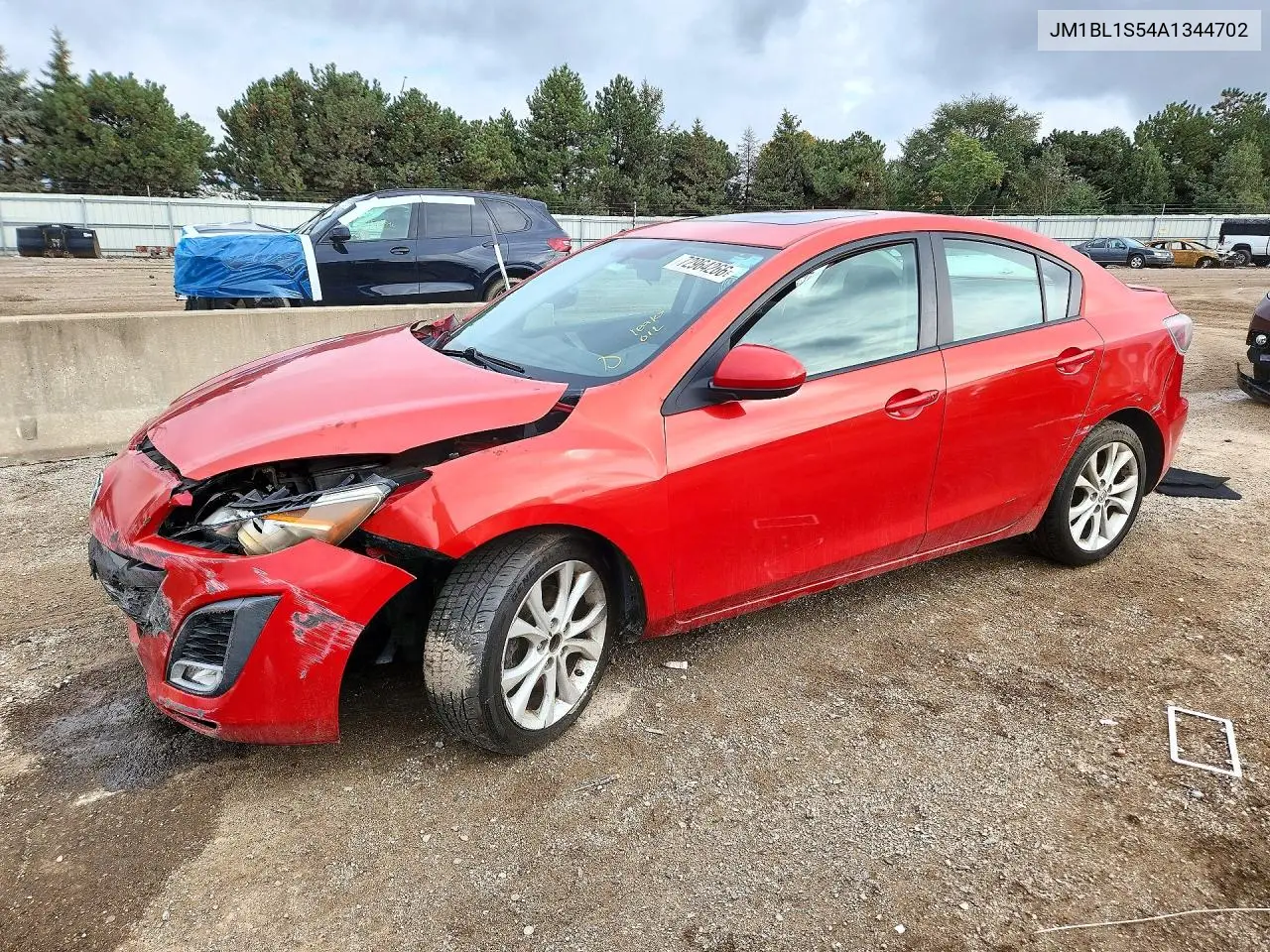 MAZDA 3 2010, VIN JM1BL1S54A1344702