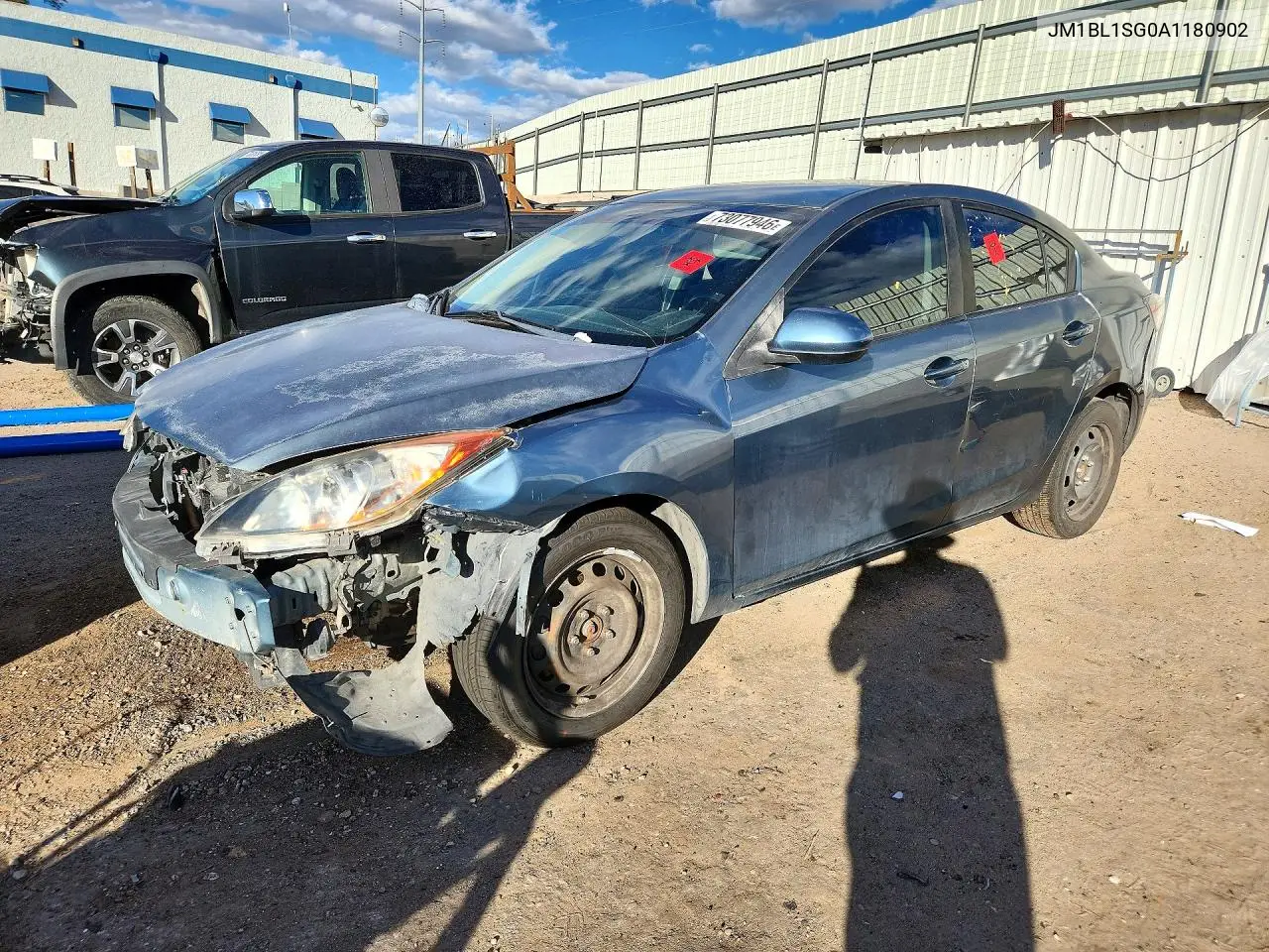 MAZDA 3 2010, VIN JM1BL1SG0A1180902