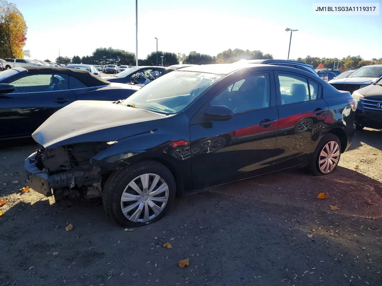 MAZDA 3 2010, VIN JM1BL1SG3A1119317