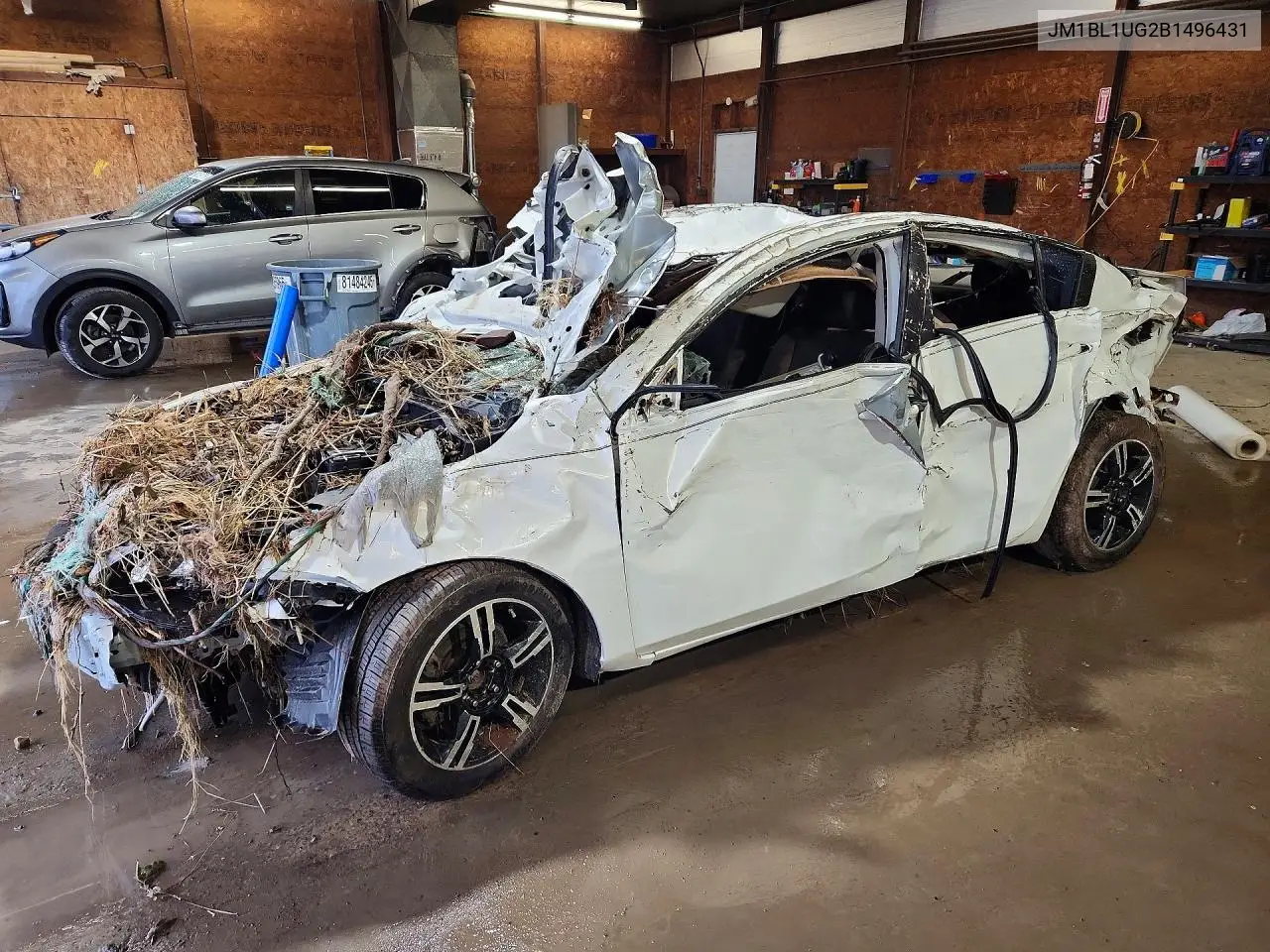 MAZDA 3 2011, VIN JM1BL1UG2B1496431