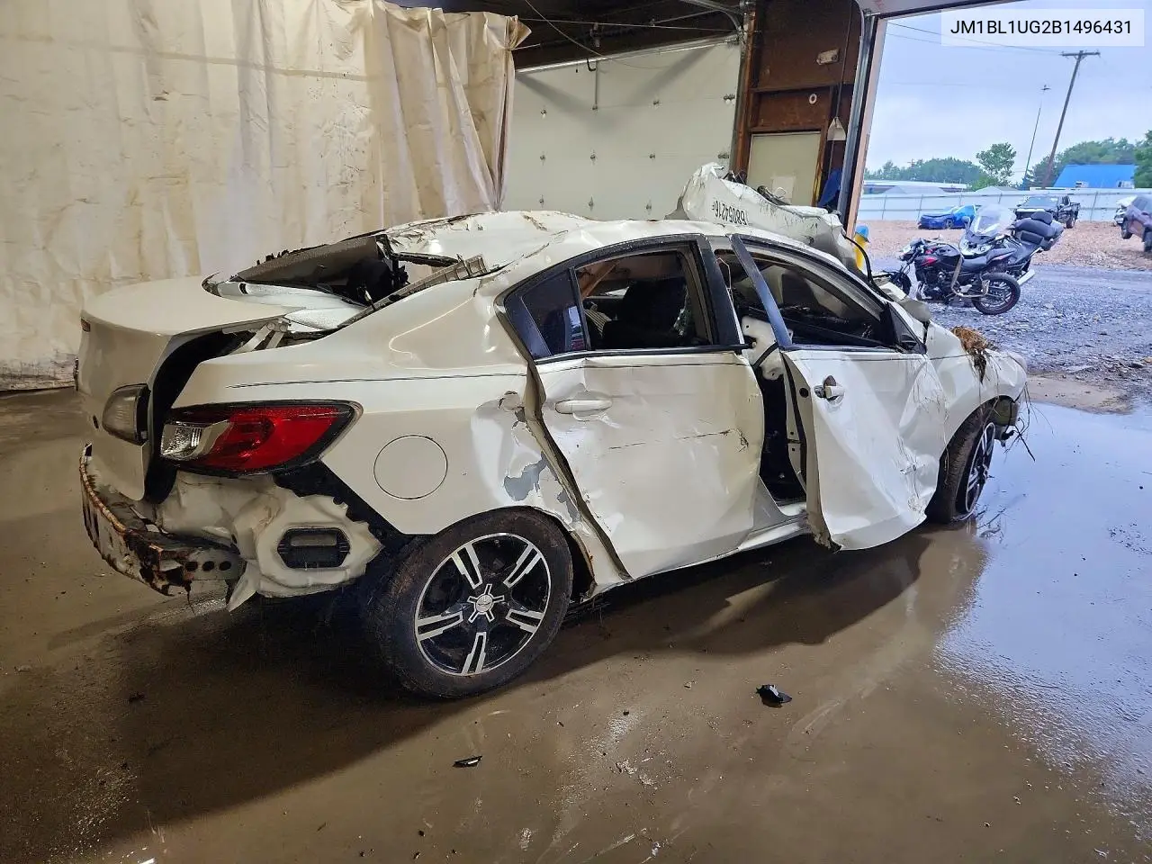 2011 MAZDA 3 VIN JM1BL1UG2B1496431 — фото 3