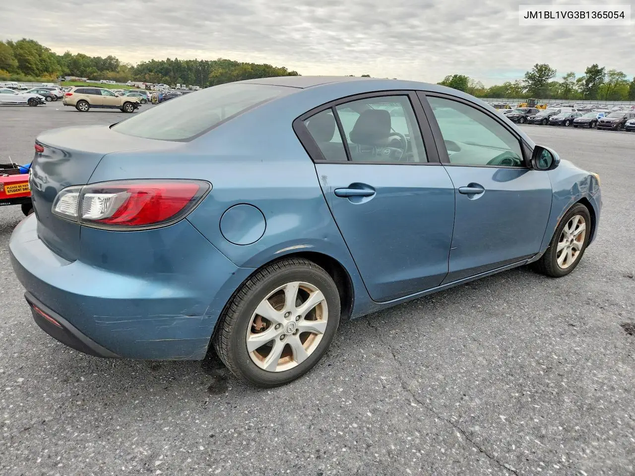 2011 MAZDA 3 VIN JM1BL1VG3B1365054 — фото 3
