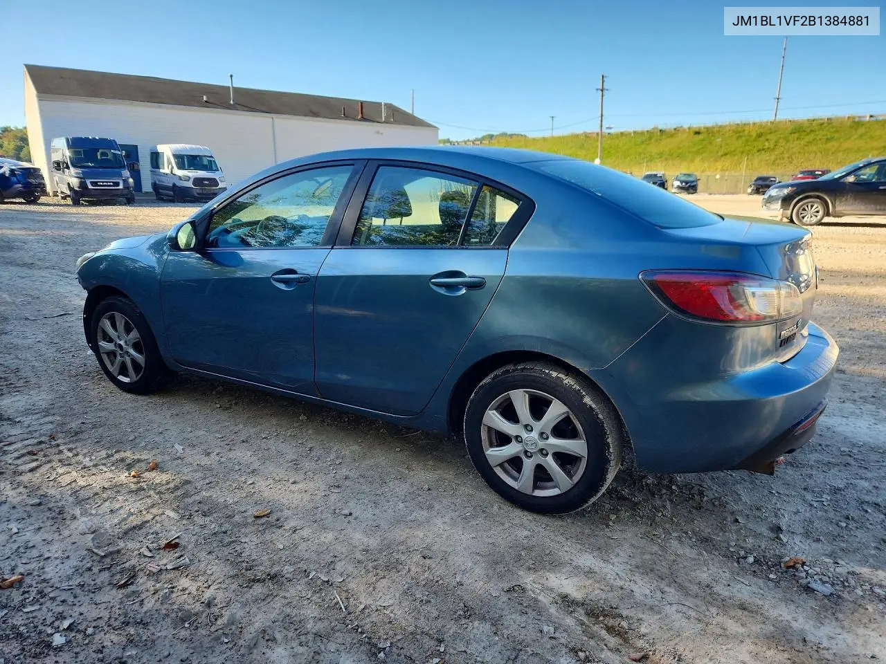 2011 MAZDA 3 VIN JM1BL1VF2B1384881 — фото 2