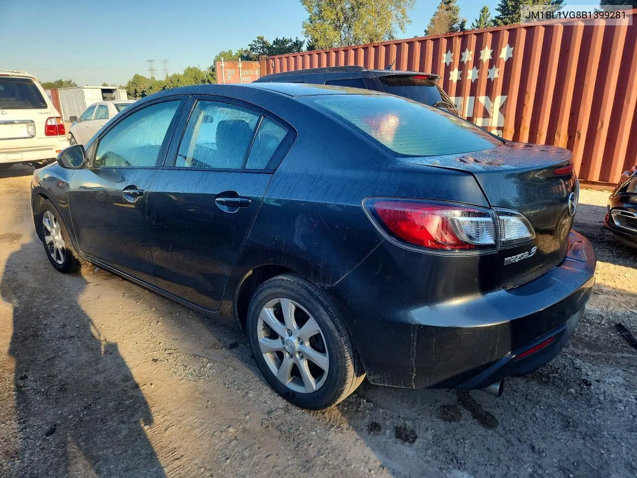 2011 MAZDA 3 VIN JM1BL1VG8B1399281 — фото 2