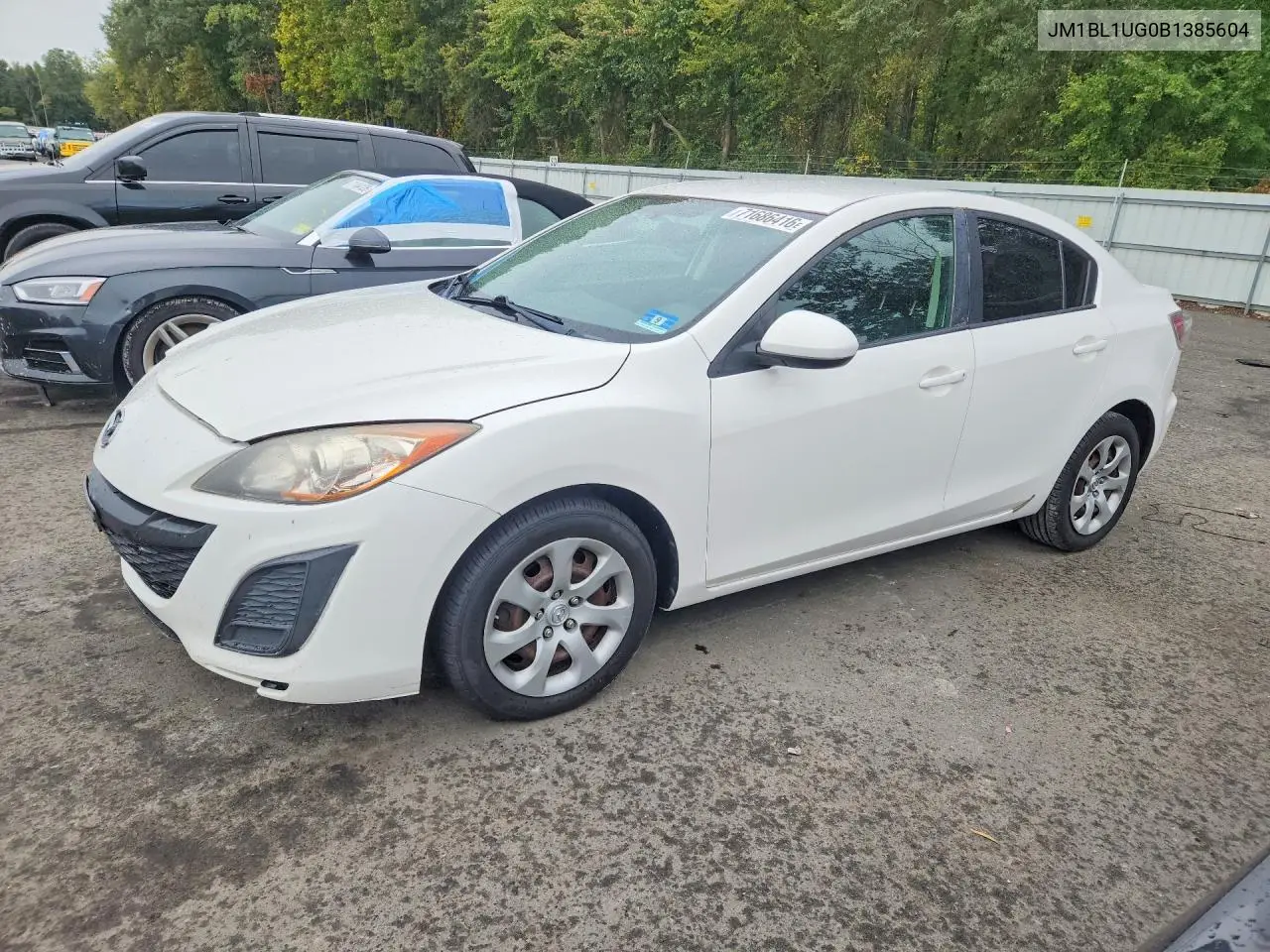 MAZDA 3 2011, VIN JM1BL1UG0B1385604