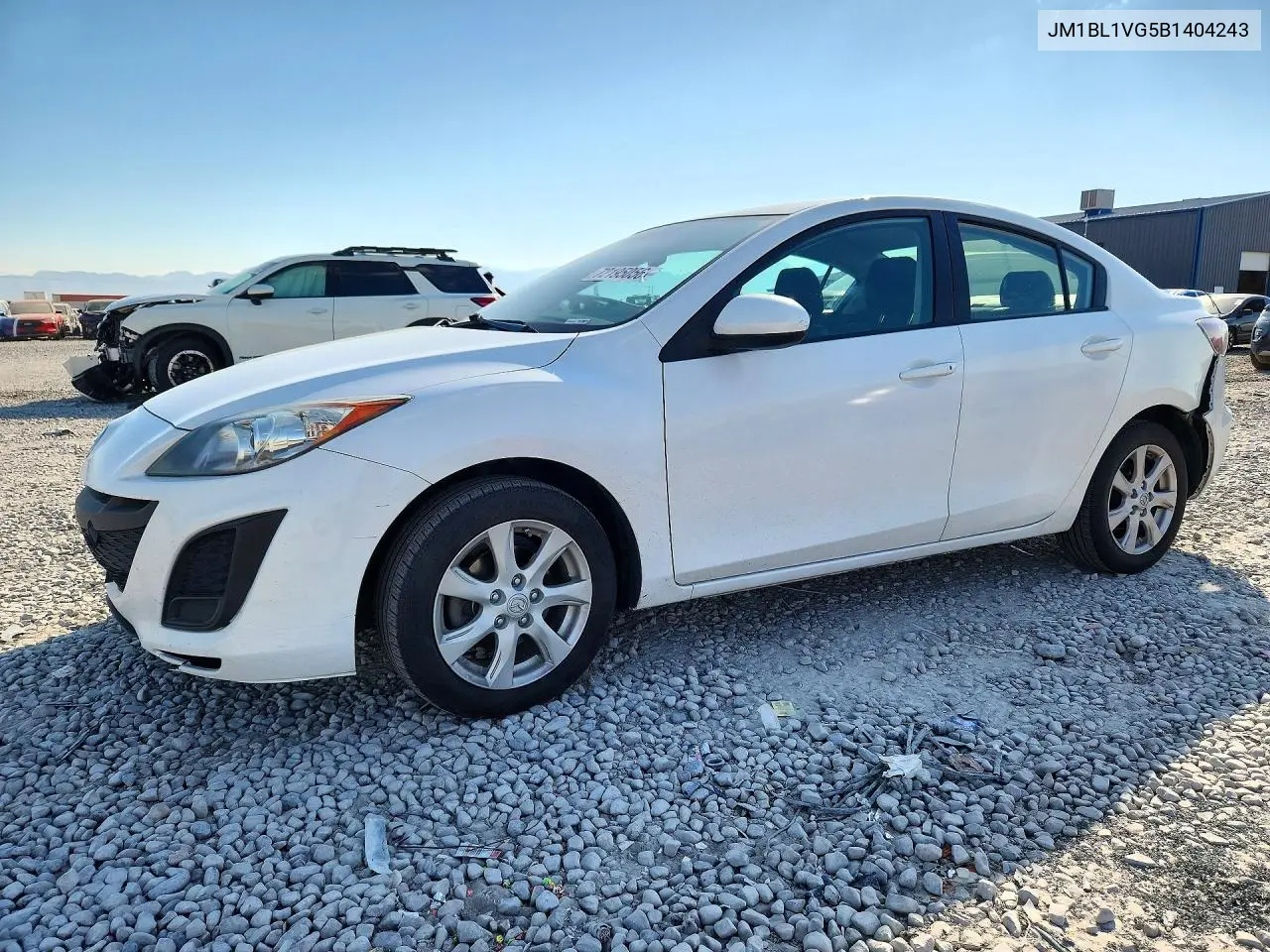 MAZDA 3 2011, VIN JM1BL1VG5B1404243