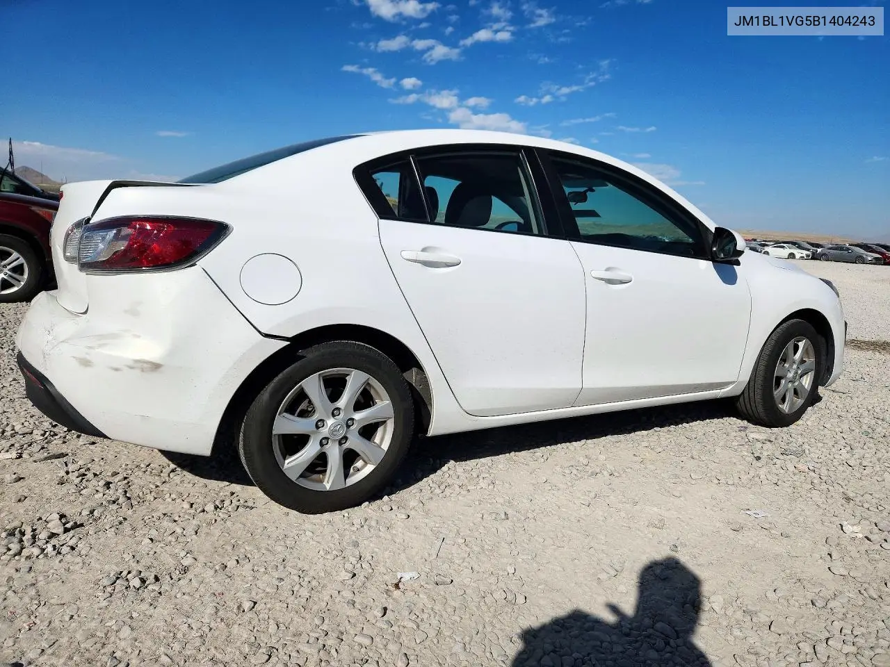 2011 MAZDA 3 VIN JM1BL1VG5B1404243 — фото 3