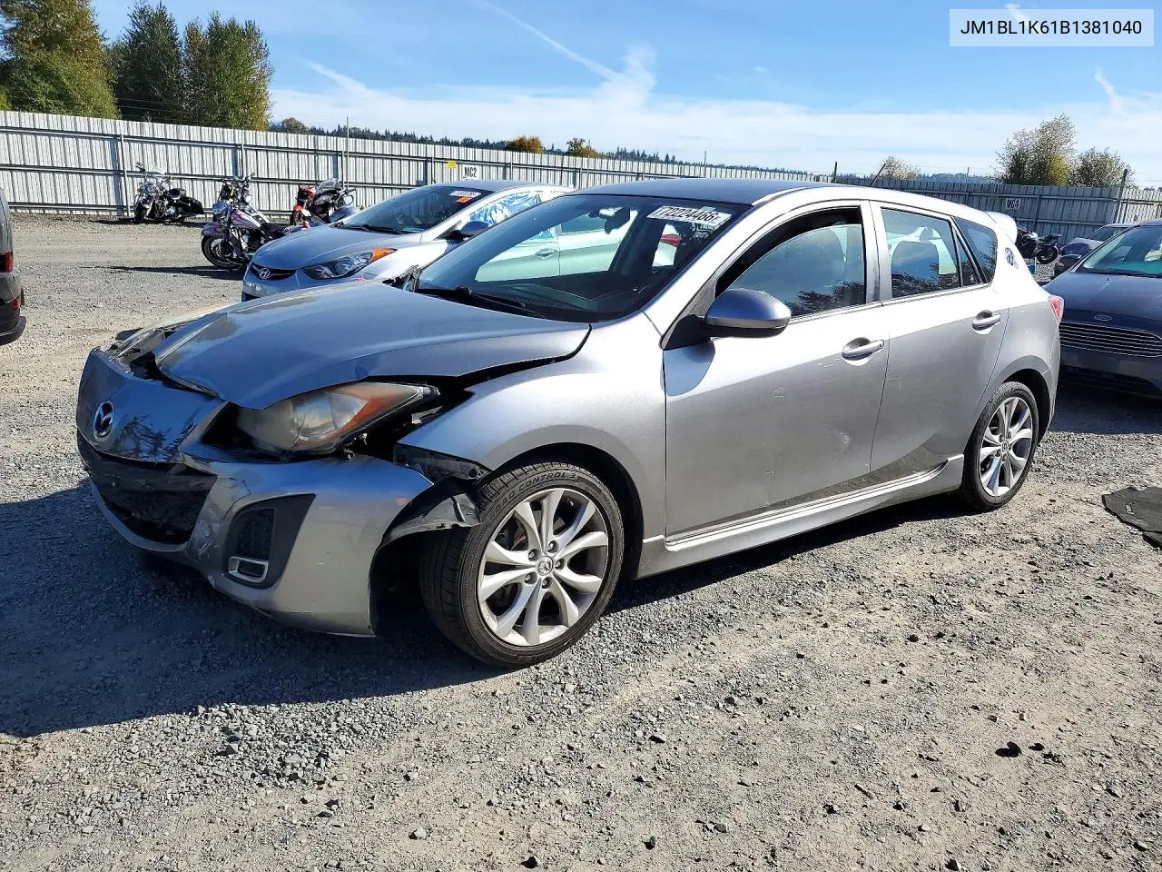 MAZDA 3 2011, VIN JM1BL1K61B1381040