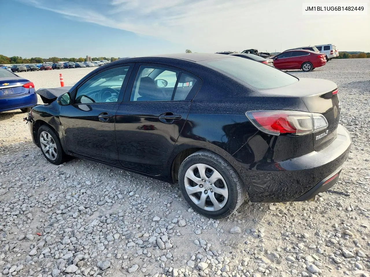 2011 MAZDA 3 VIN JM1BL1UG6B1482449 — фото 2
