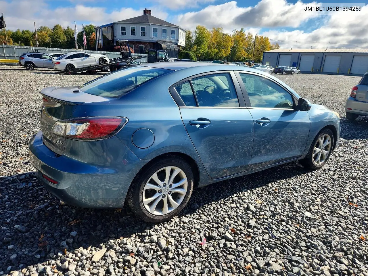 2011 MAZDA 3 VIN JM1BL1U60B1394259 — фото 3