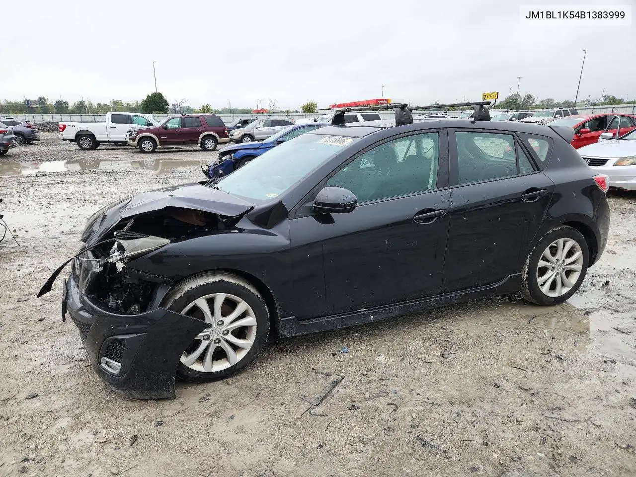 MAZDA 3 2011, VIN JM1BL1K54B1383999