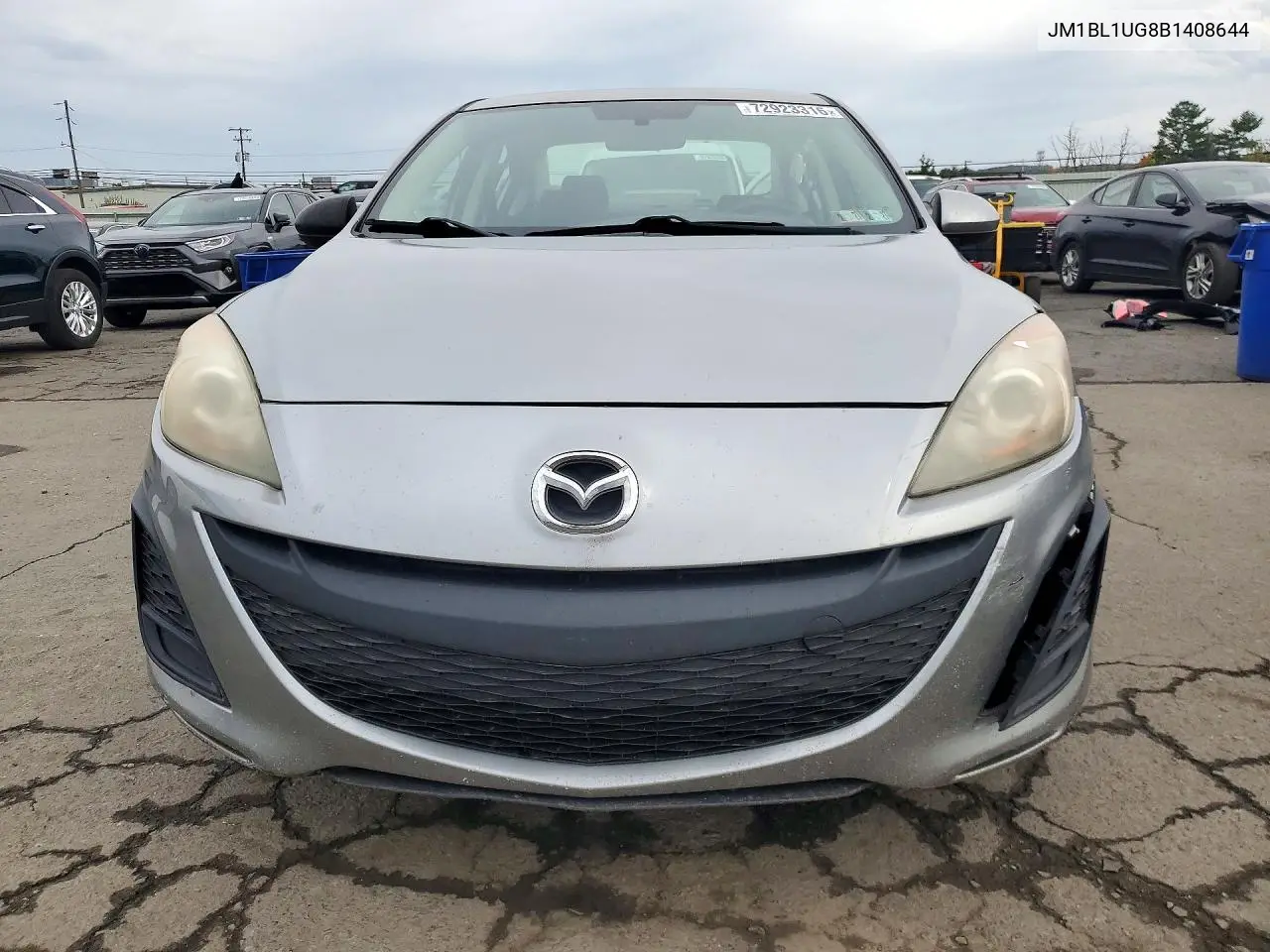 2011 MAZDA 3 VIN JM1BL1UG8B1408644 — фото 5