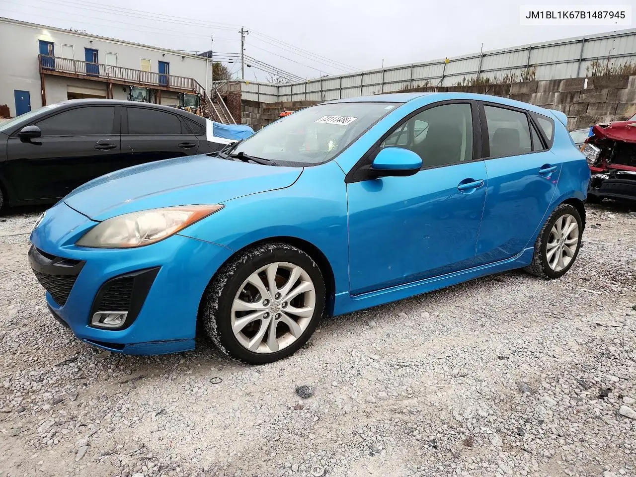 MAZDA 3 2011, VIN JM1BL1K67B1487945