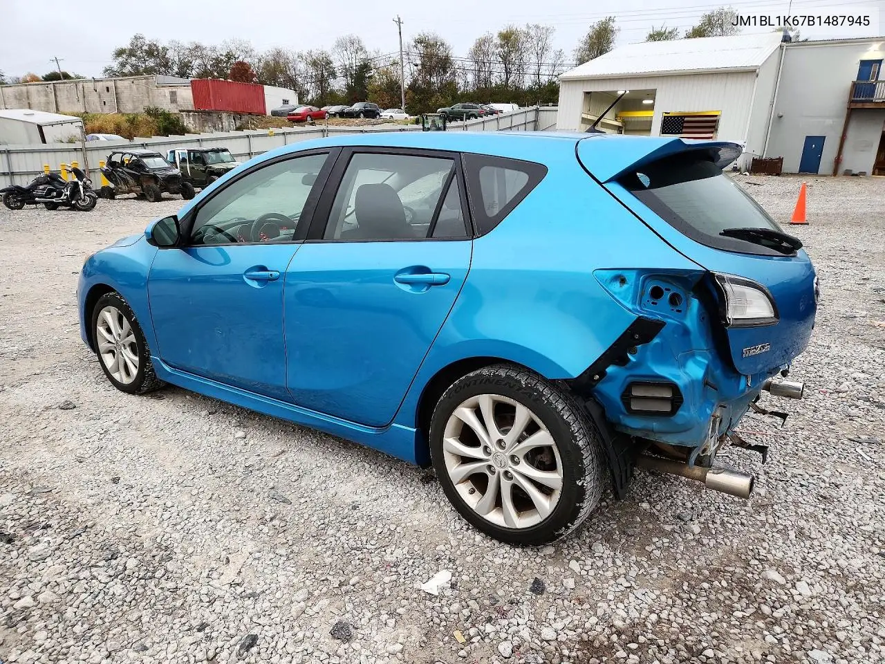 2011 MAZDA 3 VIN JM1BL1K67B1487945 — фото 2