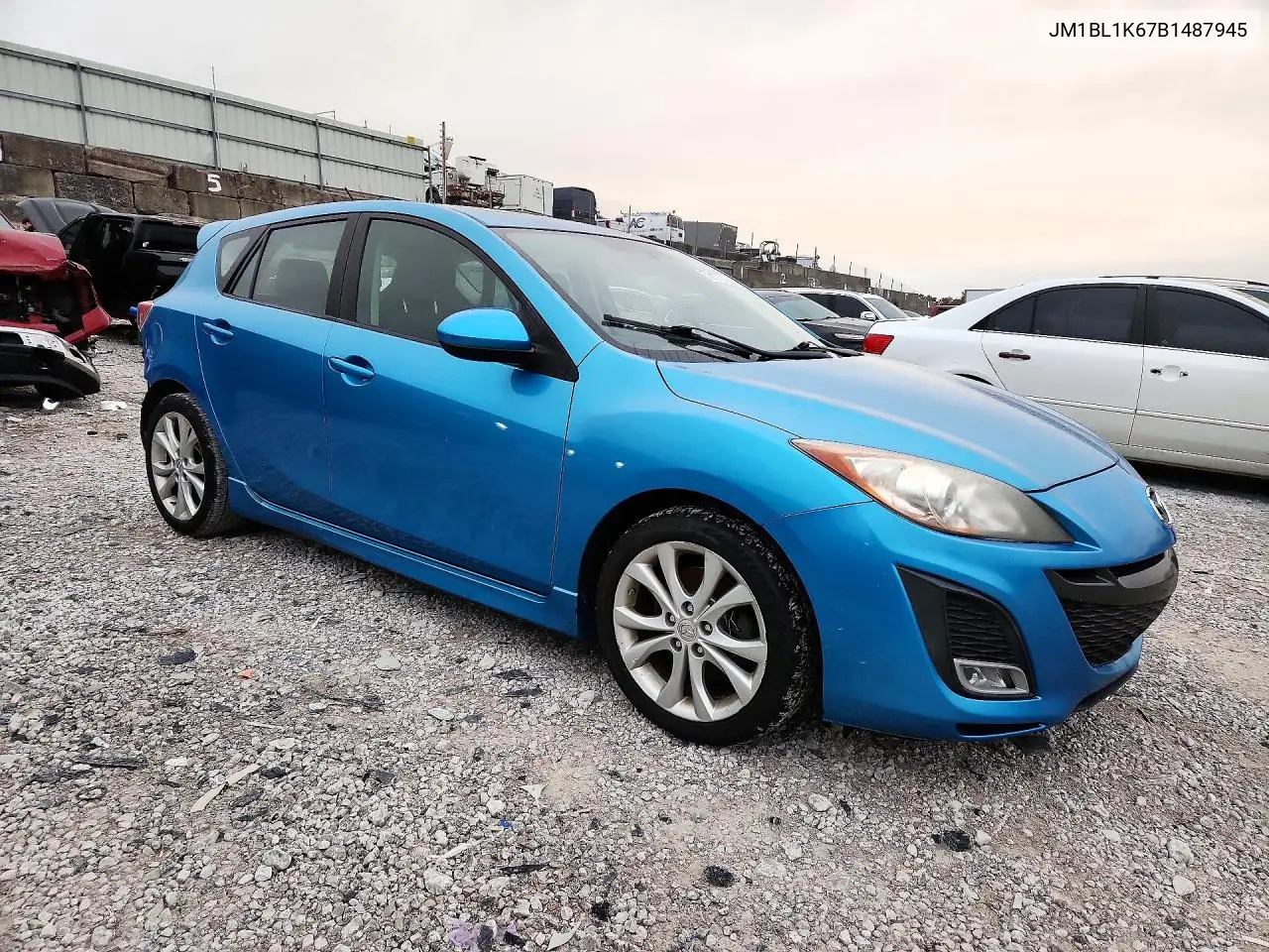 2011 MAZDA 3 VIN JM1BL1K67B1487945 — фото 4