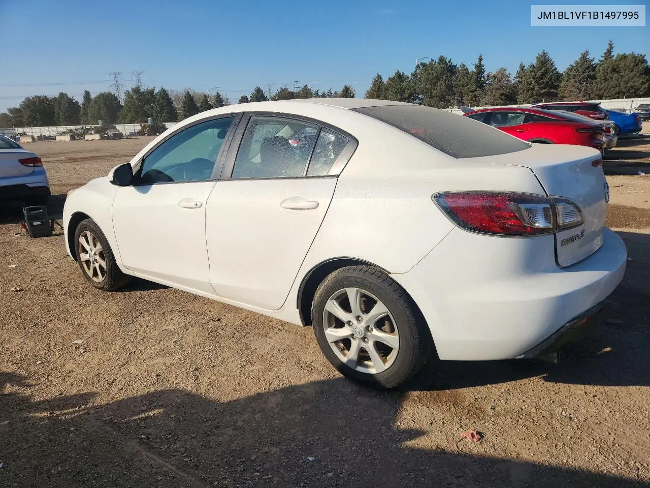 2011 MAZDA 3 VIN JM1BL1VF1B1497995 — фото 2