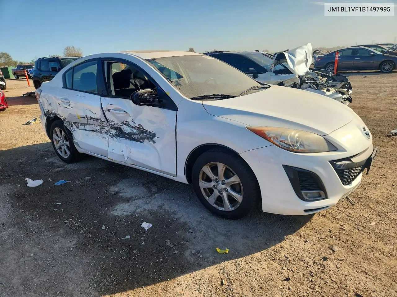 2011 MAZDA 3 VIN JM1BL1VF1B1497995 — фото 4