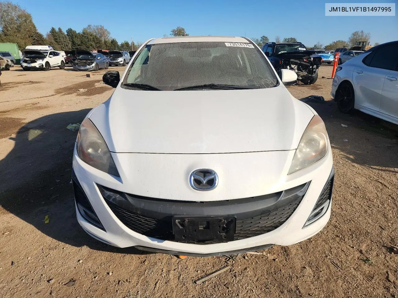 2011 MAZDA 3 VIN JM1BL1VF1B1497995 — фото 5