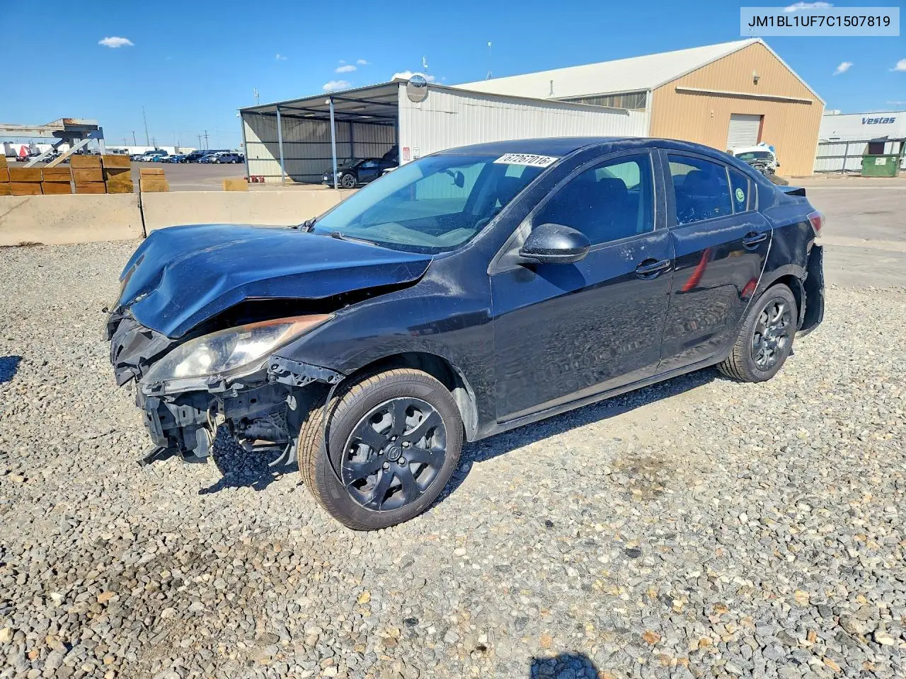 MAZDA 3 2012, VIN JM1BL1UF7C1507819