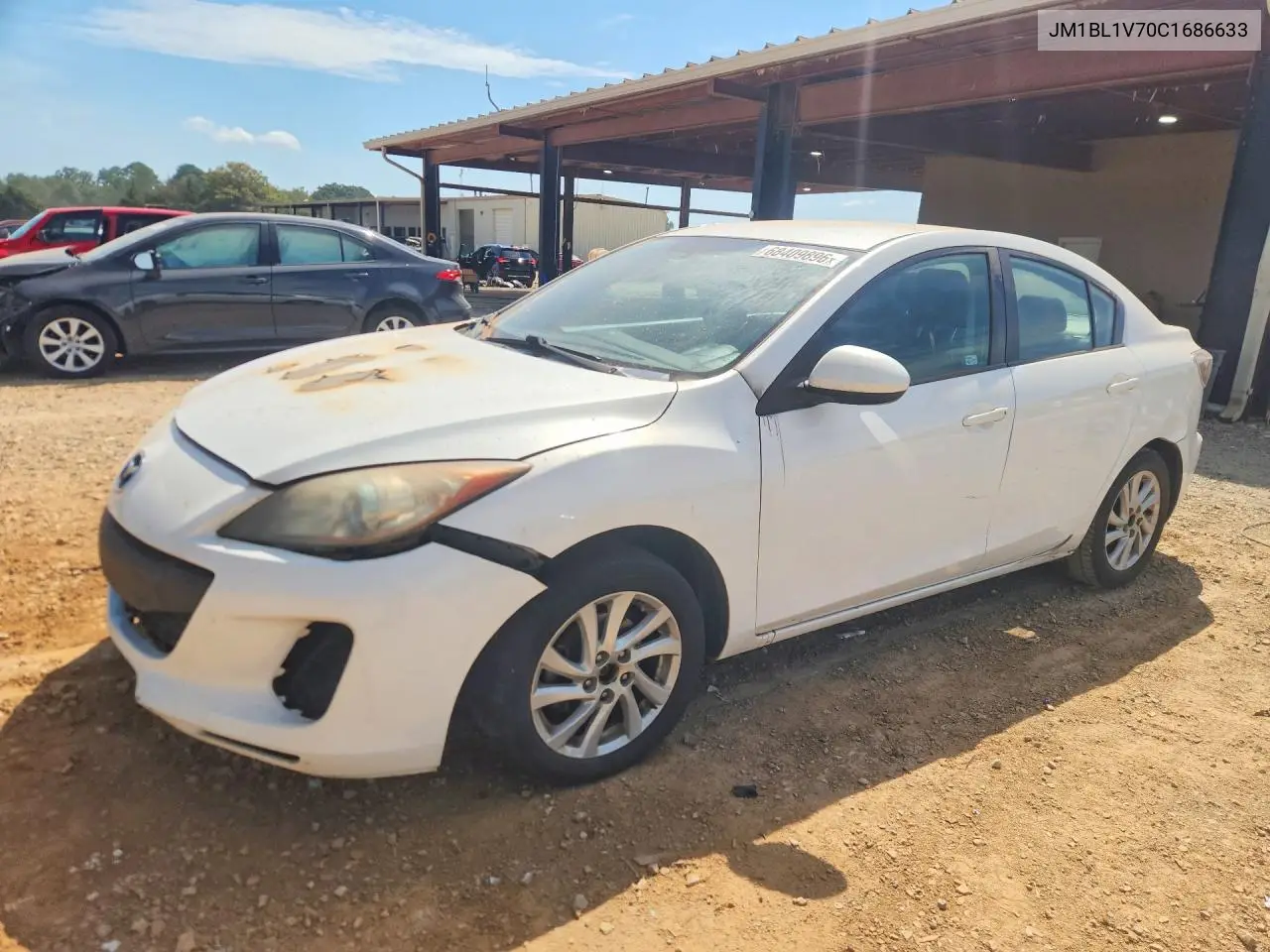 MAZDA 3 2012, VIN JM1BL1V70C1686633