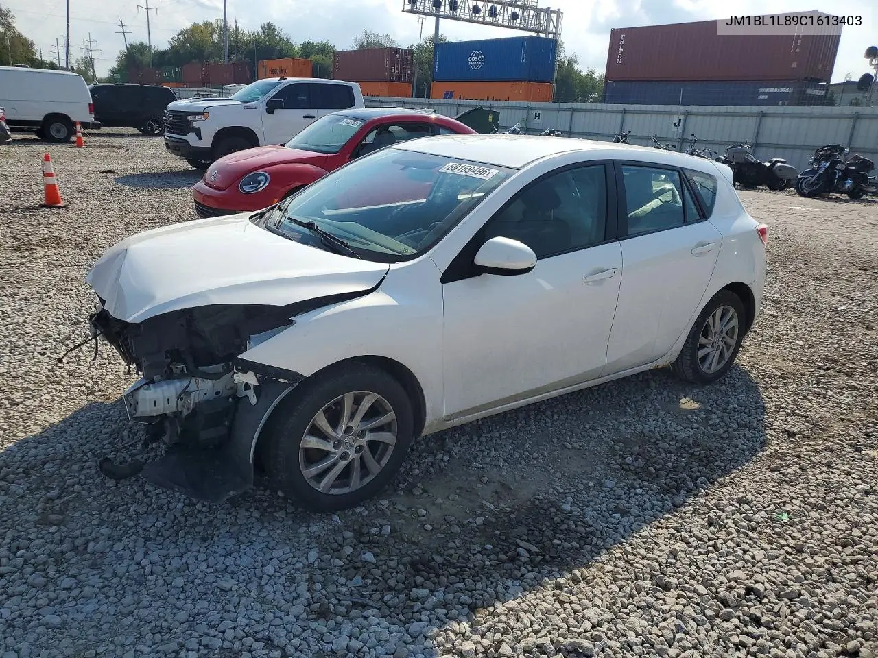 MAZDA 3 2012, VIN JM1BL1L89C1613403