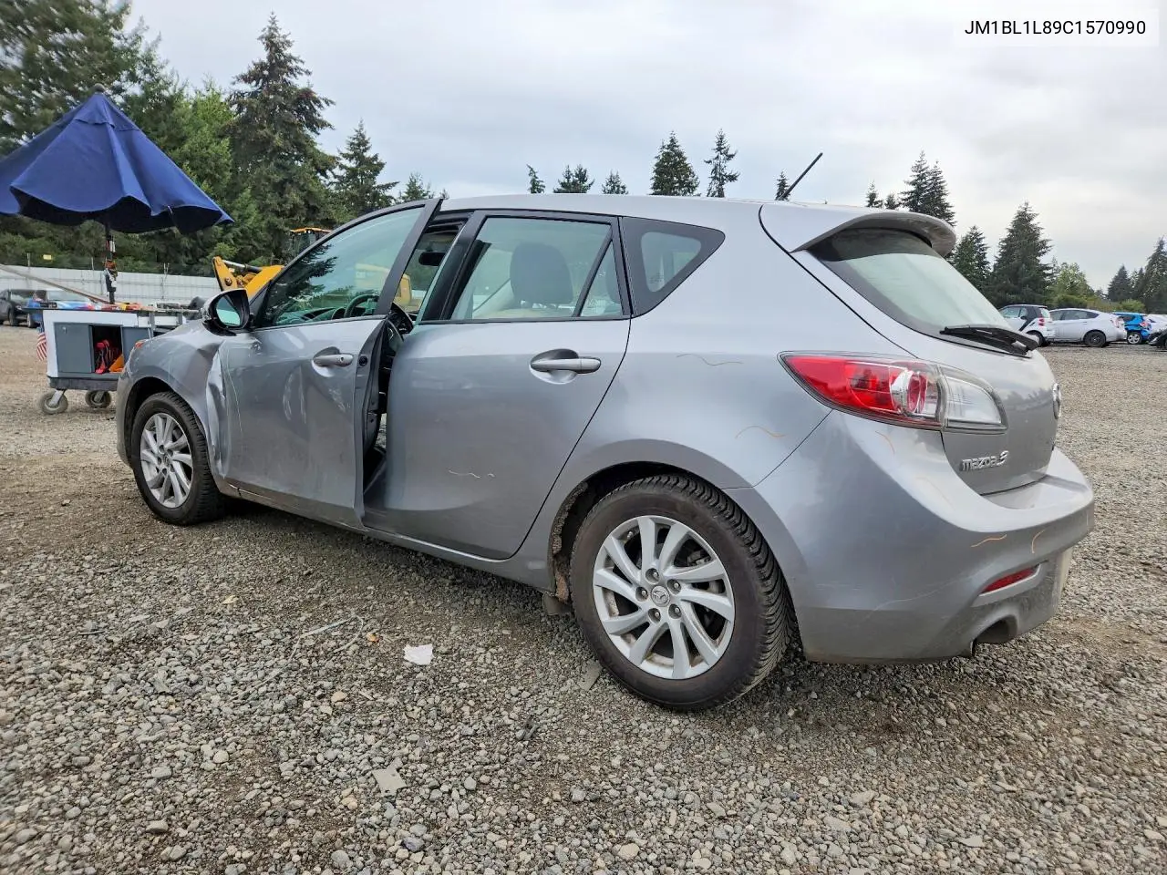 2012 MAZDA 3 VIN JM1BL1L89C1570990 — фото 2