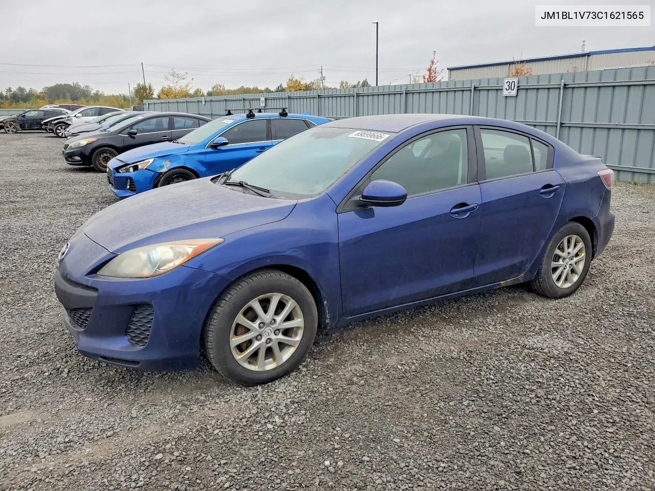 MAZDA 3 2012, VIN JM1BL1V73C1621565