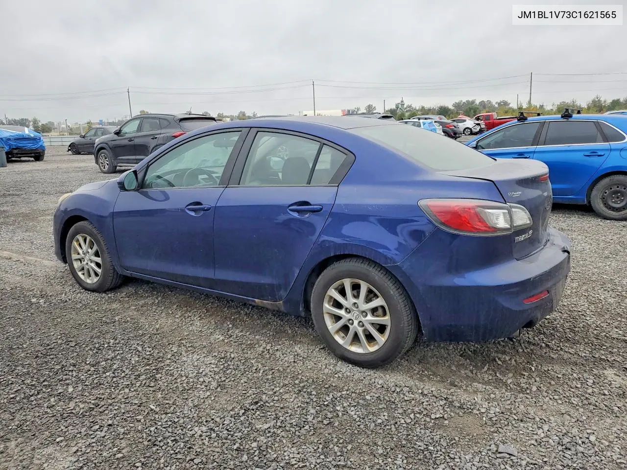 2012 MAZDA 3 VIN JM1BL1V73C1621565 — фото 2
