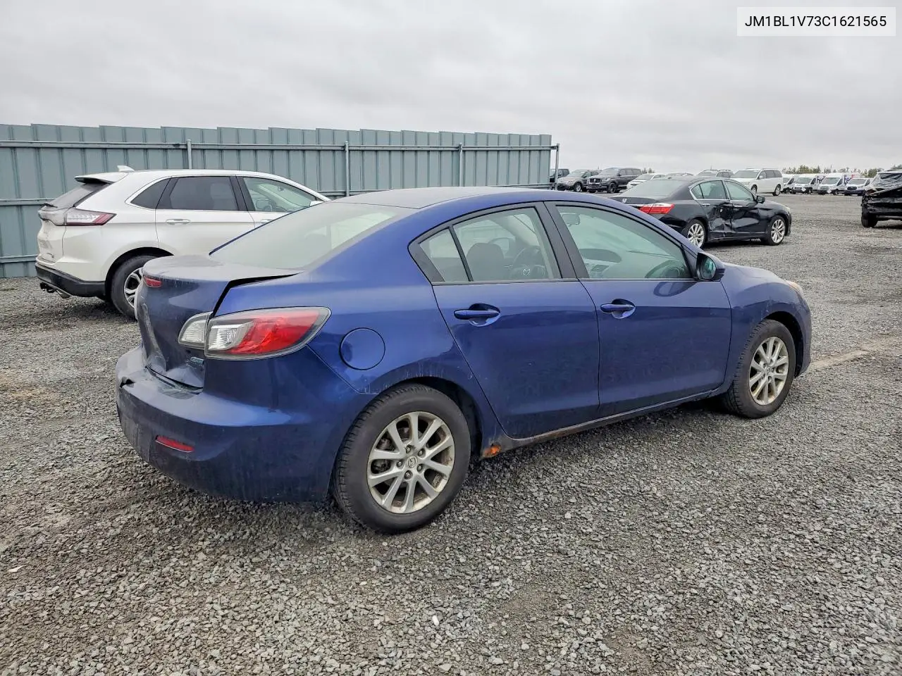 2012 MAZDA 3 VIN JM1BL1V73C1621565 — фото 3