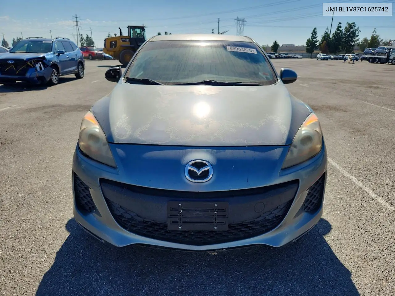 2012 MAZDA 3 VIN JM1BL1V87C1625742 — фото 5