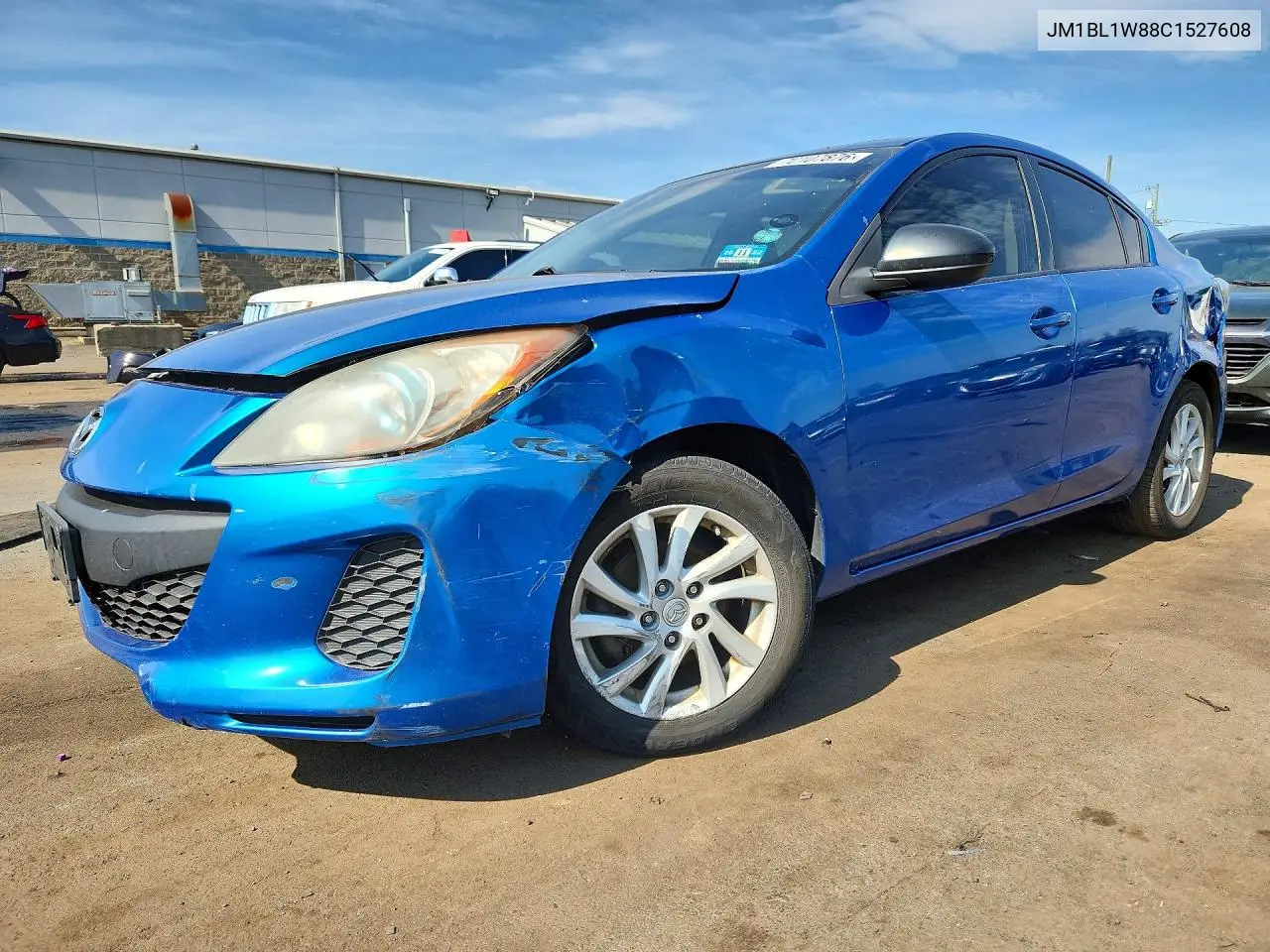 MAZDA 3 2012, VIN JM1BL1W88C1527608