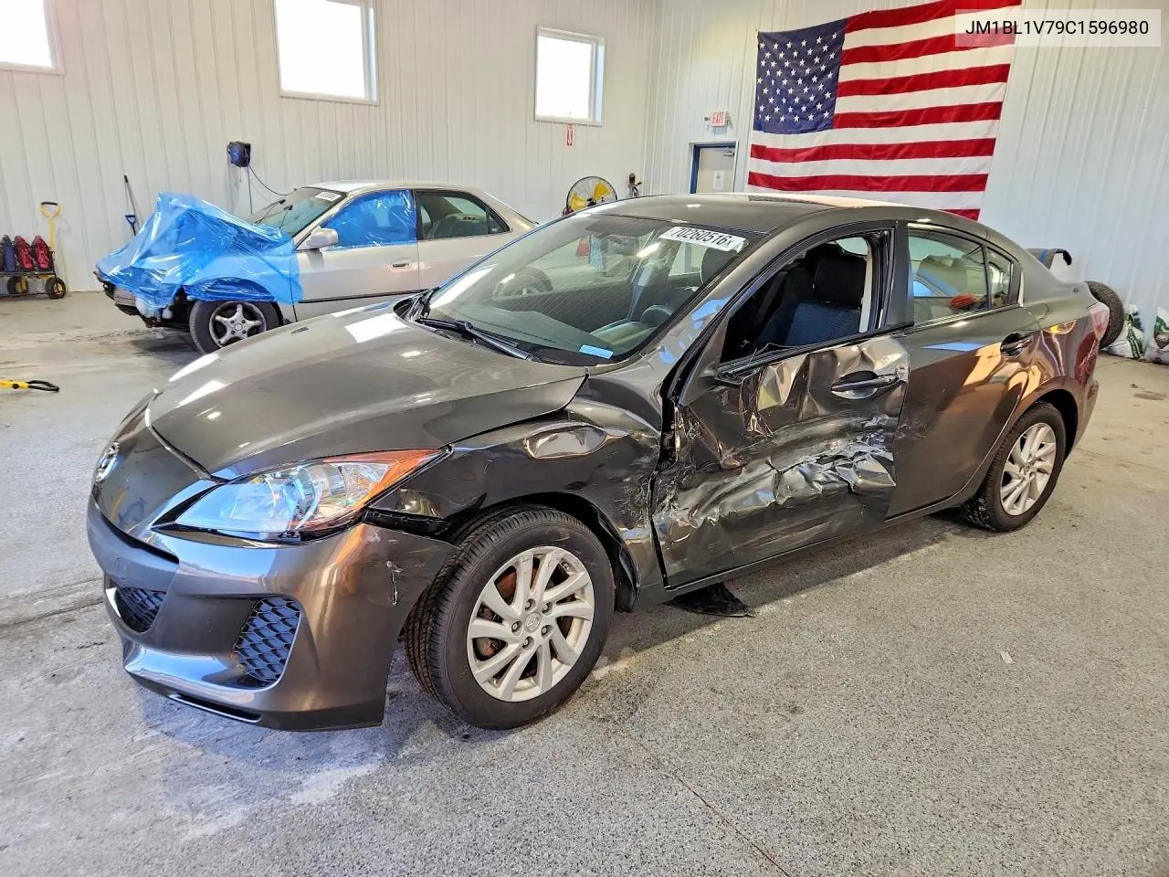 MAZDA 3 2012, VIN JM1BL1V79C1596980