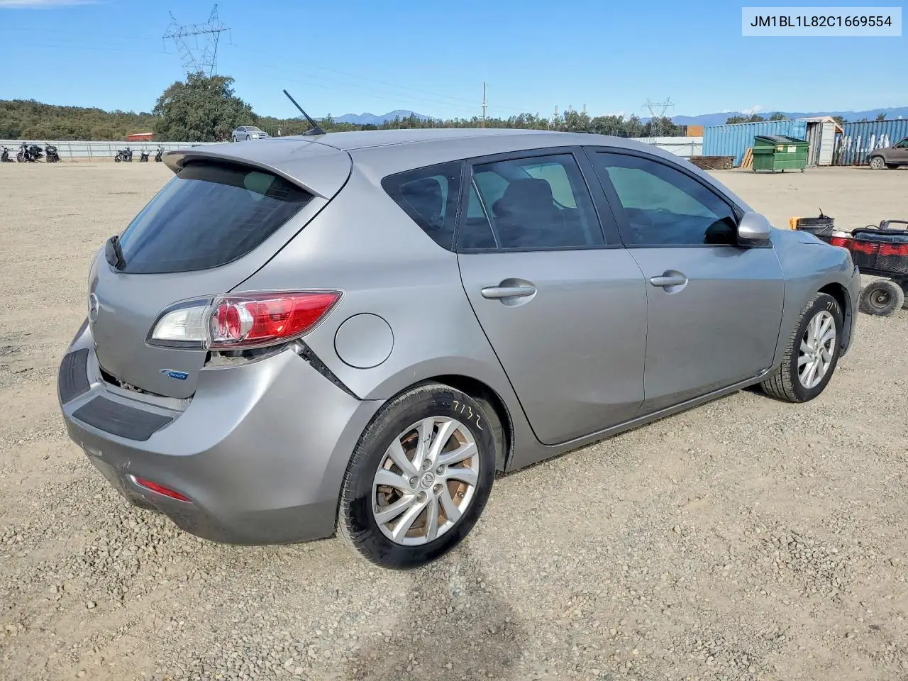 2012 MAZDA 3 VIN JM1BL1L82C1669554 — фото 3