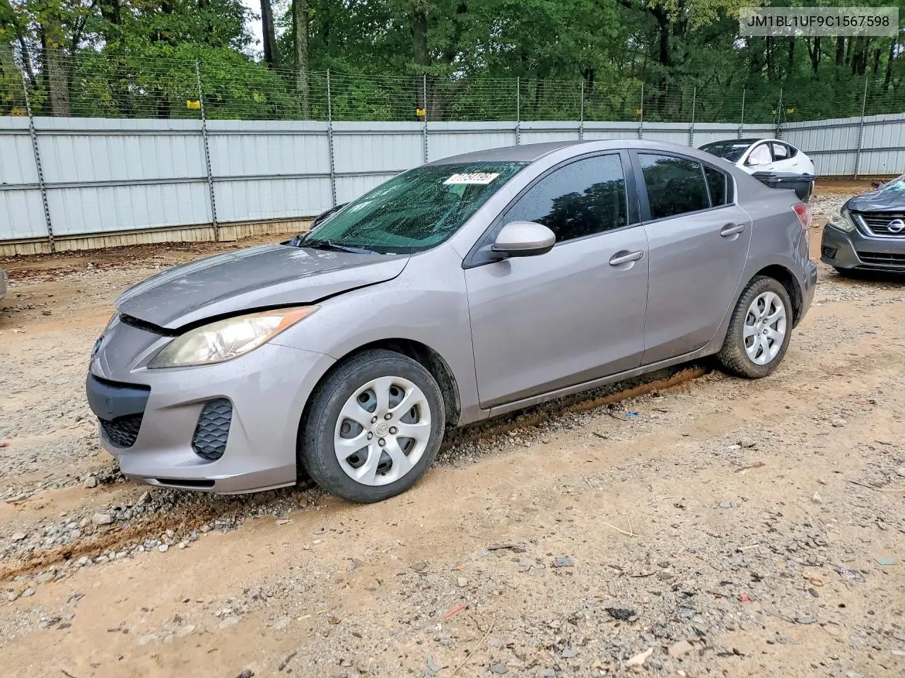 MAZDA 3 2012, VIN JM1BL1UF9C1567598